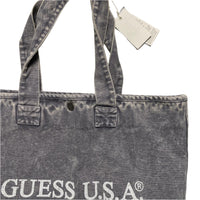 Guess USA Tote Grey Denim Bag