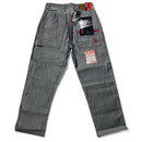 MECCA USA Vintage Baggy 90’s Y2K Shiny Metallic Silver Denim Jeans