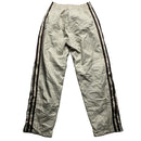 Adidas Cream and Brown Shell Trackpant Bottoms (S)