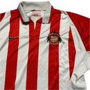 Nike Sunderland 2002/3 Football Jersey Red and White (L)