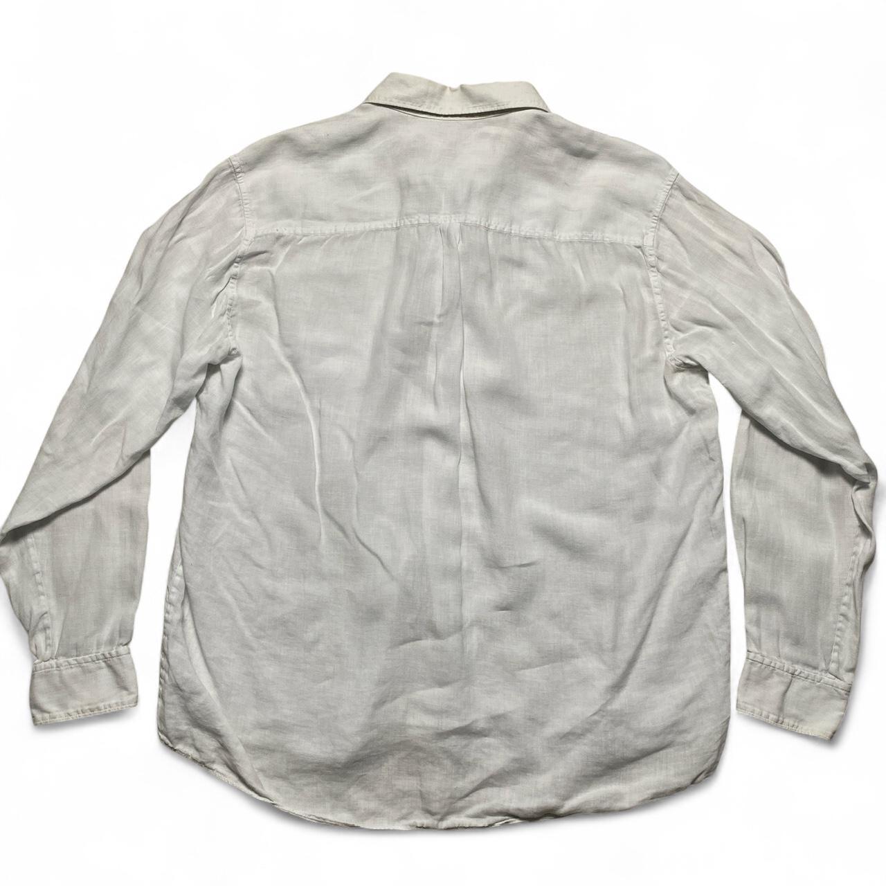 Nicole Farhi White Long Sleeve Shirt (L)