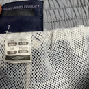 Umbro Navy and White Shell Trackpant Bottoms (S)