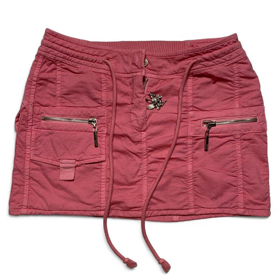 Just Cavalli Vintage y2k Pink cargo mini skirt (28W)