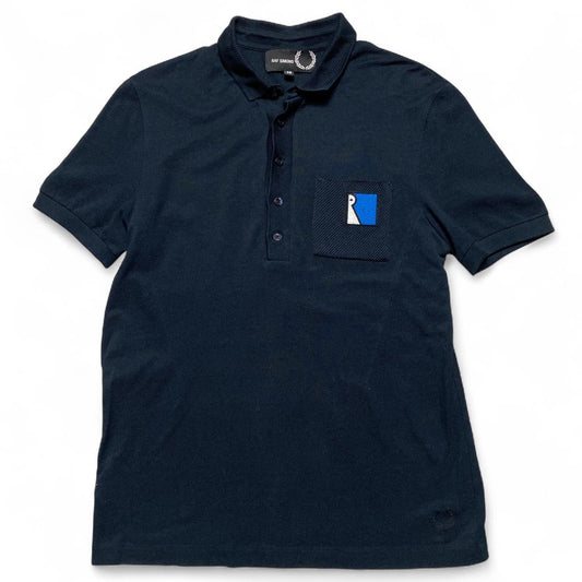 Raf Simons Fred Perry Navy Polo Shirt (M)