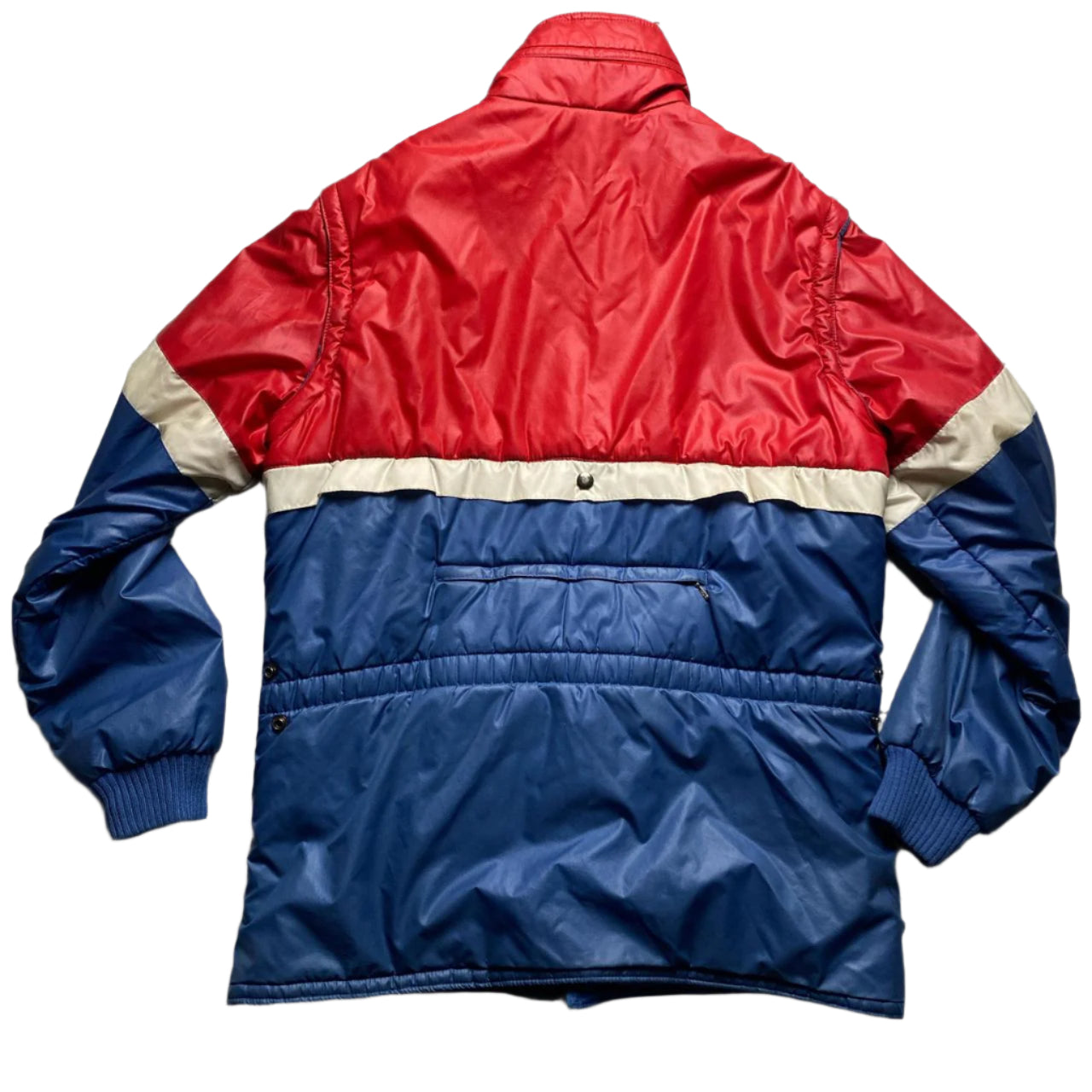 Campri Vintage 80’s Ski Jacket and Gilet Red White and Blue (L)