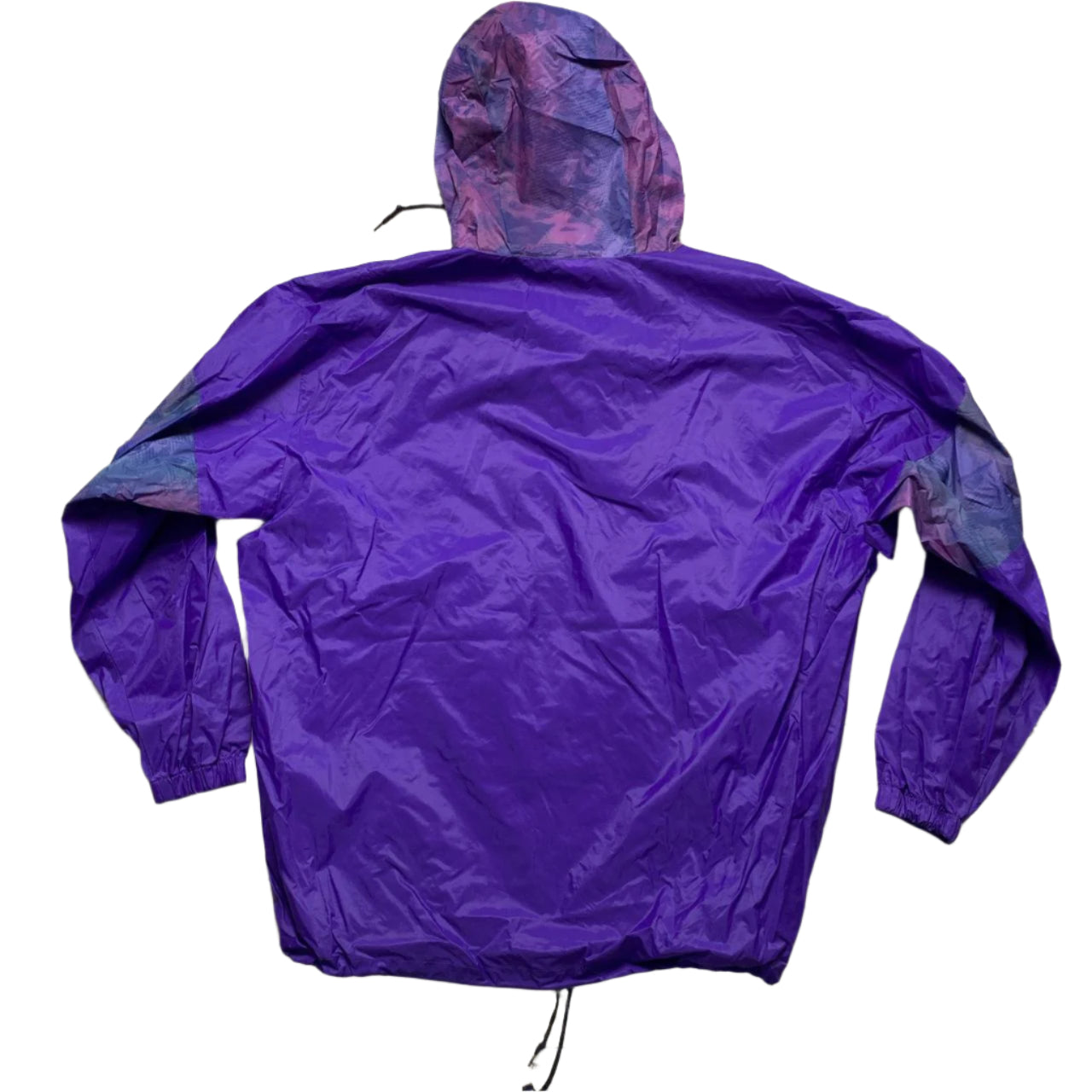 K Way Purple Shell Windproof Skidoo Quarter Zip Jacket (XL)