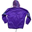 K Way Purple Shell Windproof Skidoo Quarter Zip Jacket (XL)