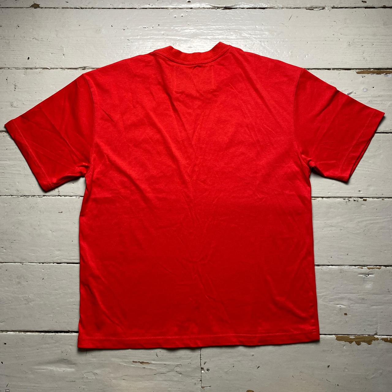 Minus Two Red Stitch Embroidery T Shirt