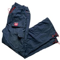 Ecko UNLTD Vintage Navy Red and Black Cargo Trousers (M)