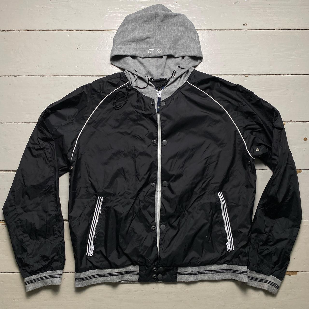 Armani Jeans AJ Vintage Shell Hooded Windbreaker Jacket