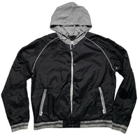 Armani Jeans AJ Vintage Shell Hooded Windbreaker Jacket (XL)