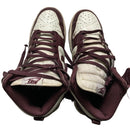 Nike Dunk Brown and White High Top (UK 7)