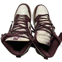 Nike Dunk Brown and White High Top (UK 7)