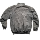 Adidas Vintage Velour Grey and White Bomber Tracksuit Jacket (M)