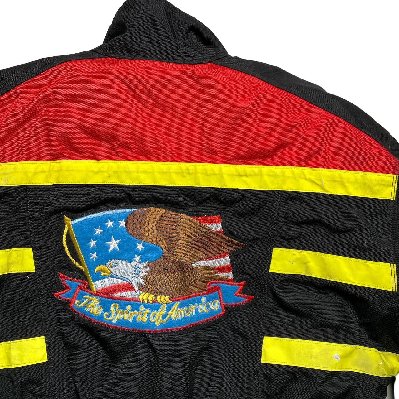 The Spirit of America Vintage Biker Reflective 3M Jacket (XL)