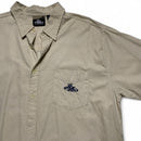 PNB Nation Vintage 90’s Hip Hop Short Sleeve Cream Shirt (L)