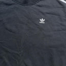 Adidas Originals Cropped Black and White Stripe Jumper (UK 12)