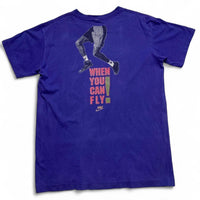 Nike Vintage 90’s Michael Jordan Why Drive When You Can Fly Purple T Shirt (XL)