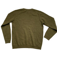 Nike Khaki Green and White Tracksuit Jumper and Joggers (M)