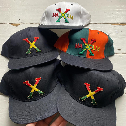 Malcolm X Vintage Snapback Caps