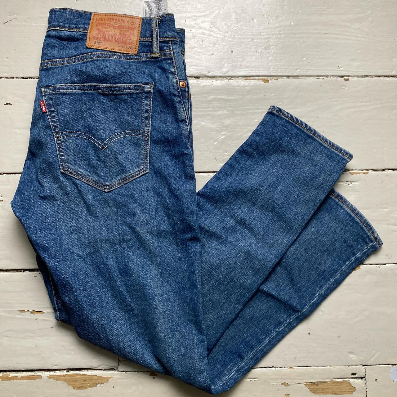 Levis 512 Slim Navy Blue Jeans