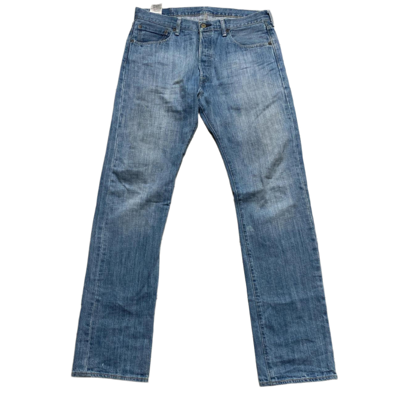 Levis 501 Baggy Light Blue Jeans (33W)