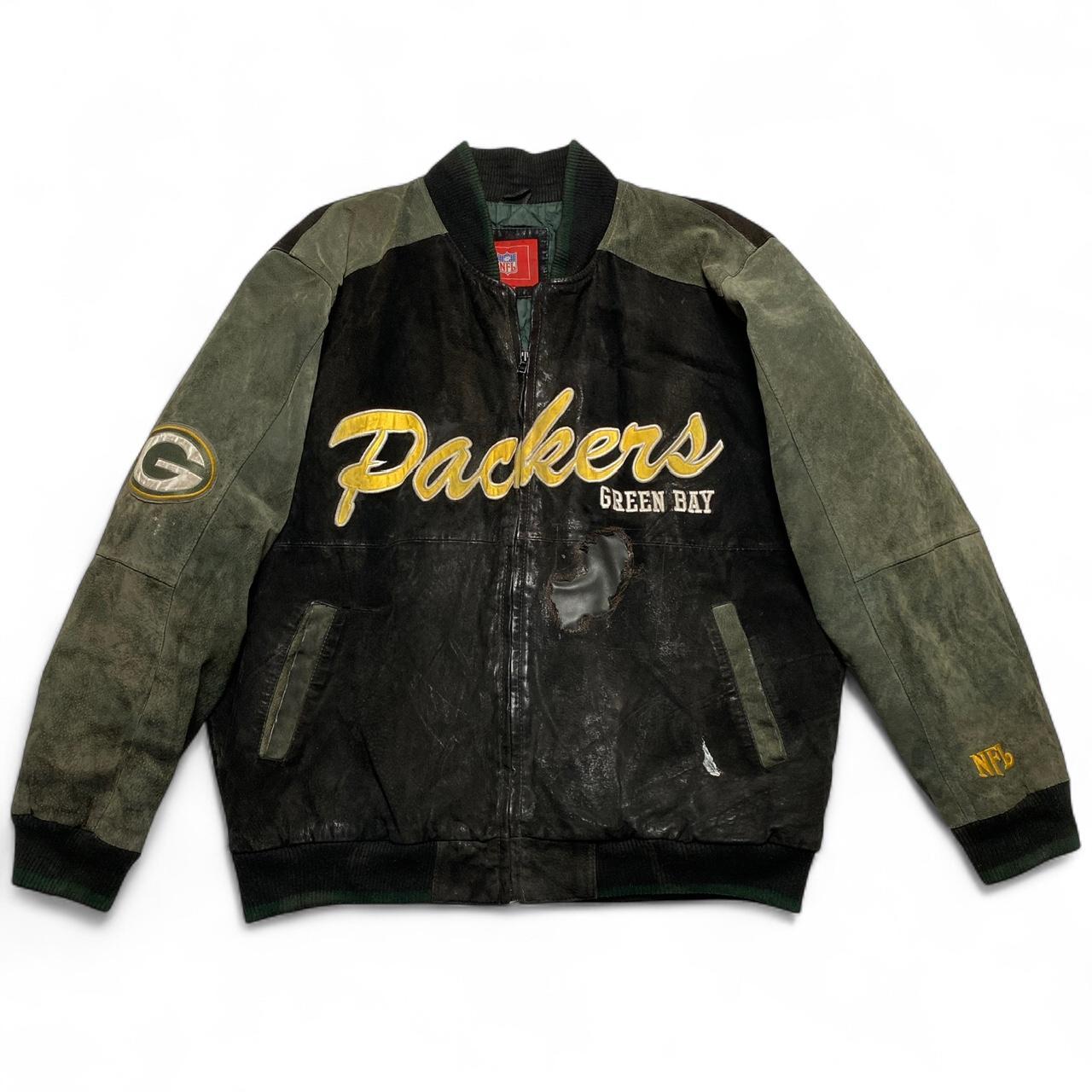 Green Bay Packers NFL Vintage Varsity Bomber Jacket (L)