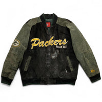 Green Bay Packers NFL Vintage Varsity Bomber Jacket (L)