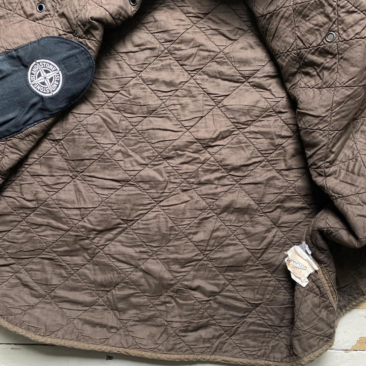 Stone Island Brown Inner Quilted Layer Brown