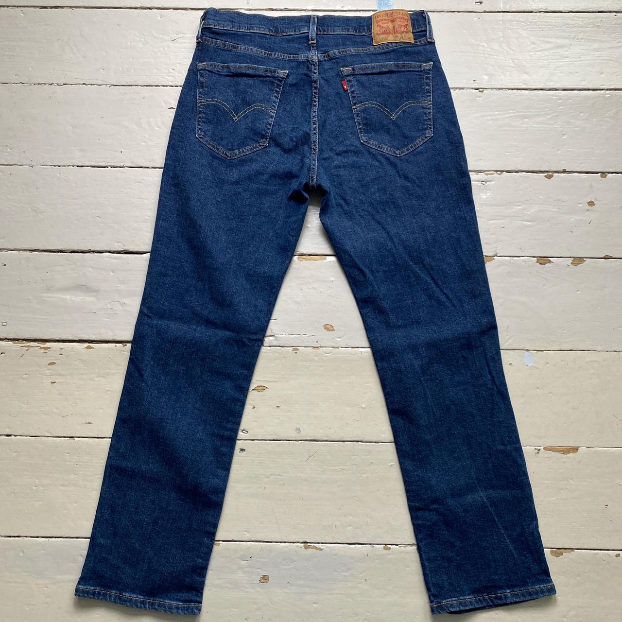 Levis 514 Navy Baggy Jeans