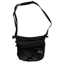 Stussy Black and White Mesh Pouch Bag