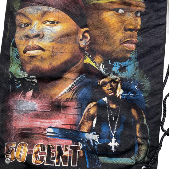 50 Cent Vintage y2k Drawstring Bag
