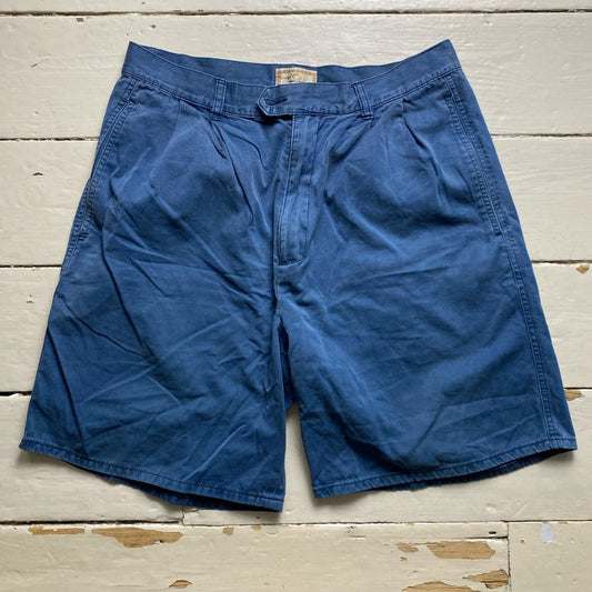 Thomas Burberry Vintage Blue Chino Shorts