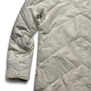 Nike Vintage Womens y2k Padded Jacket Parka Coat White and Navy