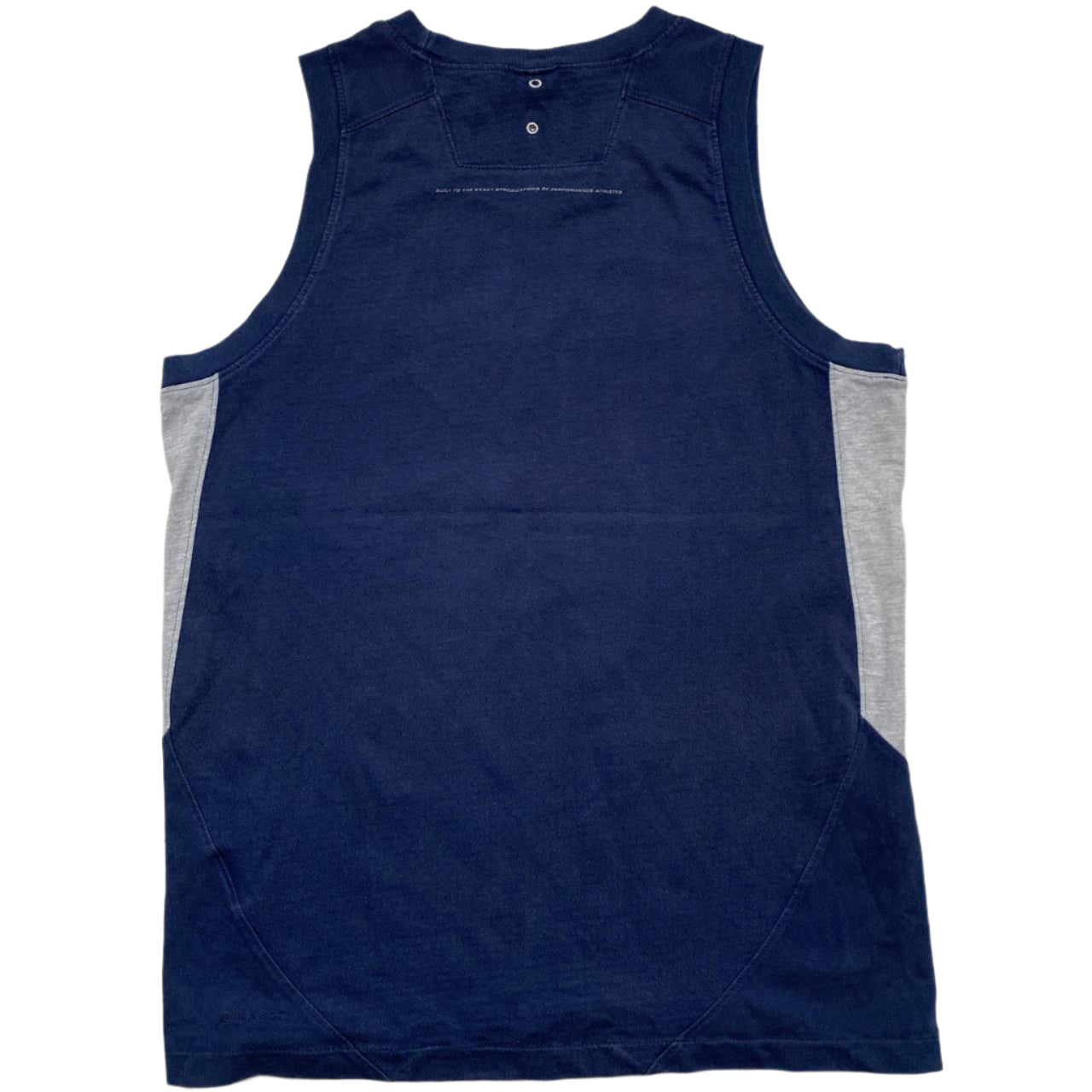 Nike Training Vintage Navy and White Swoosh Vest (M)