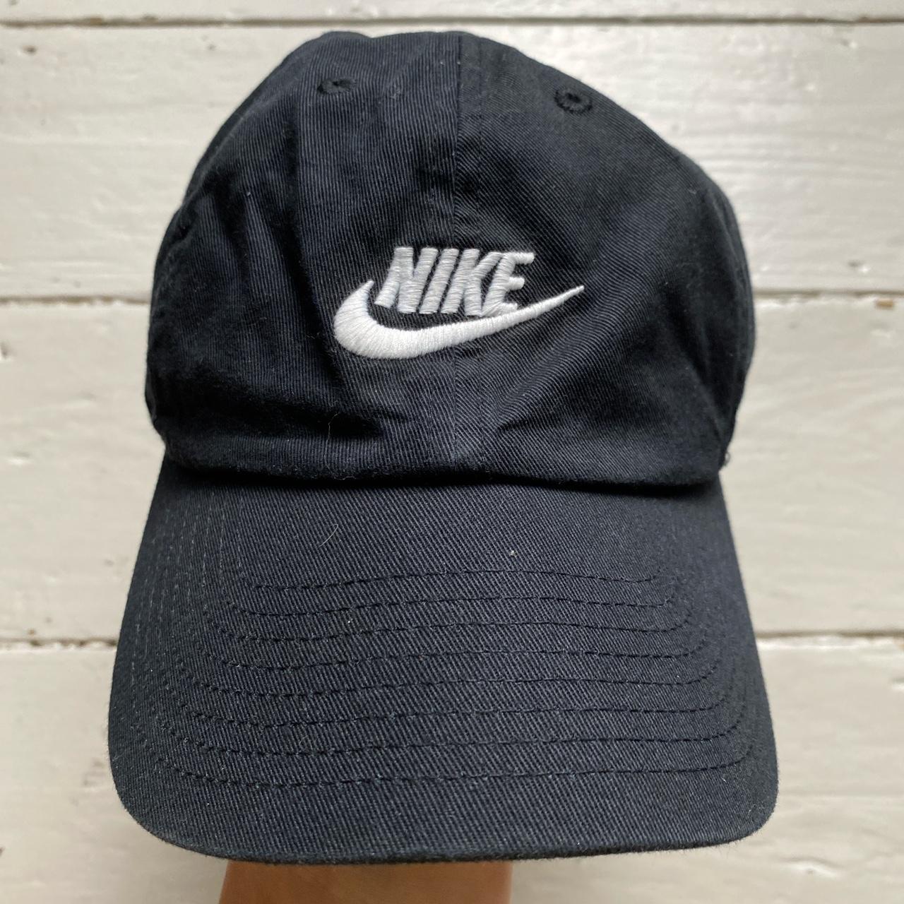 Nike Swoosh Black and White Cap