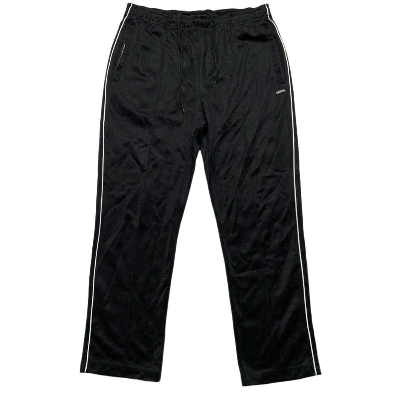 Stussy Black and White Trackpant Bottoms (L)