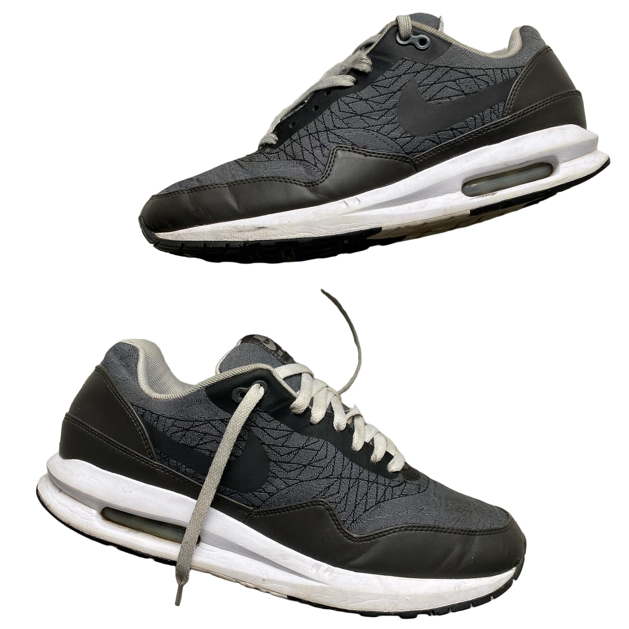 Nike Air Max 1 Grey and White (UK 9)