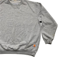 Carhartt Vintage 90’s Grey and White Jumper (XL)