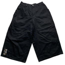 Mecca Medina Vintage 90’s Baggy Black and Gold Jort Jean Shorts (XL)
