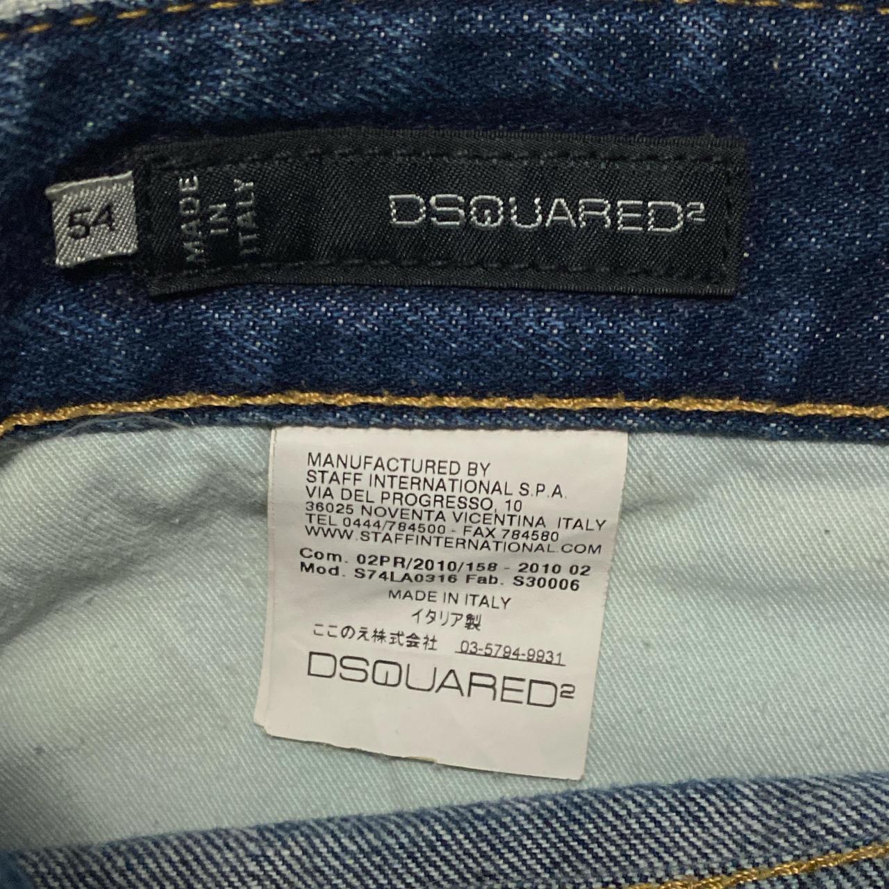 DSQUARED2 Dsquared Navy Distressed Jeans (38W)