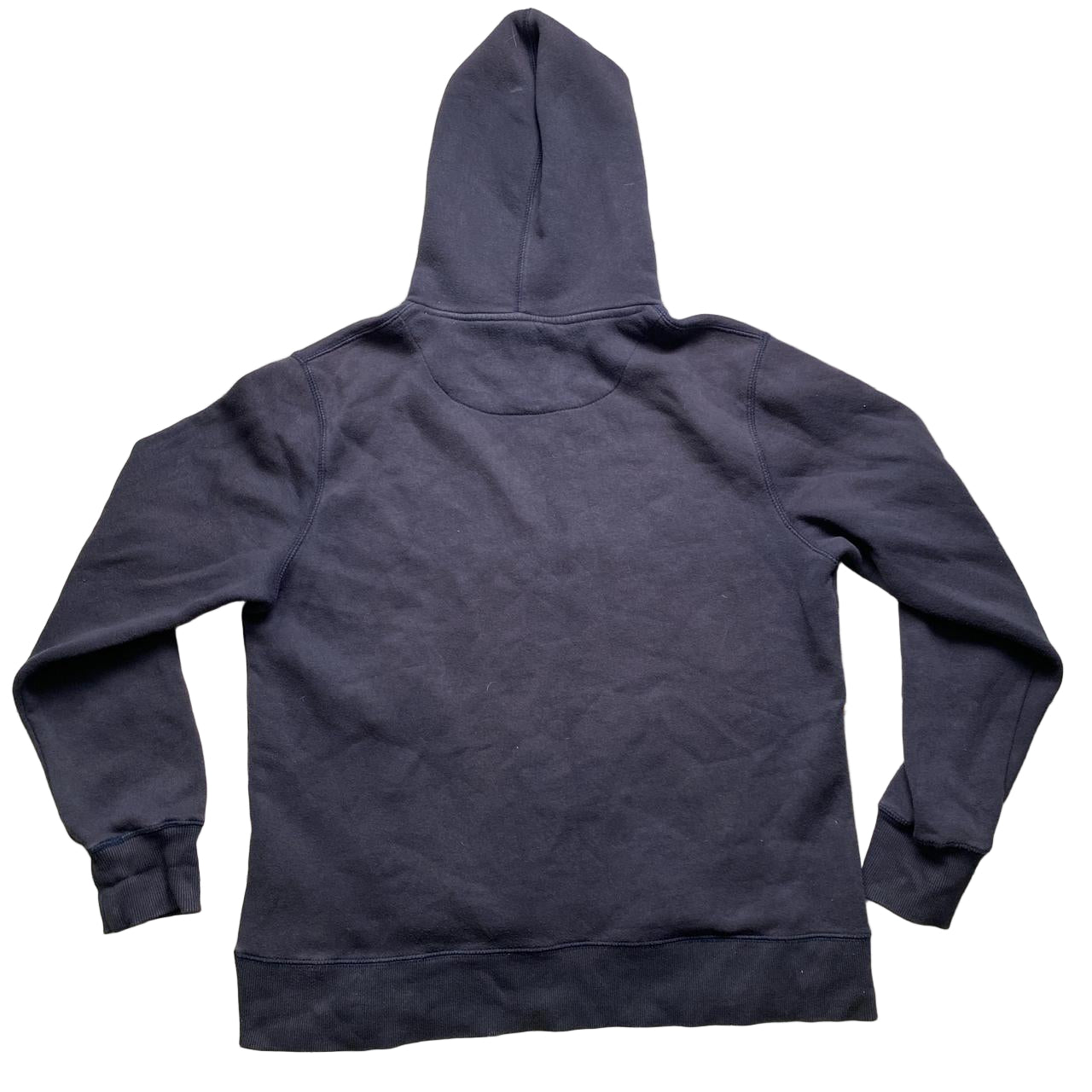 Nike Navy and White Swoosh Hoodie (XL)
