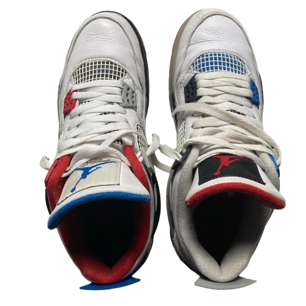 Jordan 4 Retro What The White Blue and Red (UK 8)