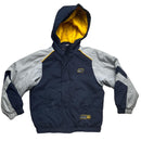 Nike Athletic Vintage Navy Grey and Yellow Kids Jacket (M Kids)