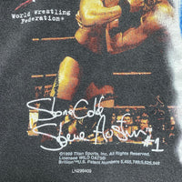 Stone Cold Steve Austin 90’s Single Stitch WWF Wrestling T Shirt Black (L)