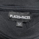 Places and Faces Corteiz Black ad Chrome T Shirt (M)