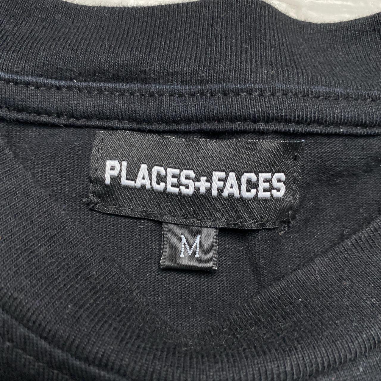 Places and Faces Corteiz Black ad Chrome T Shirt