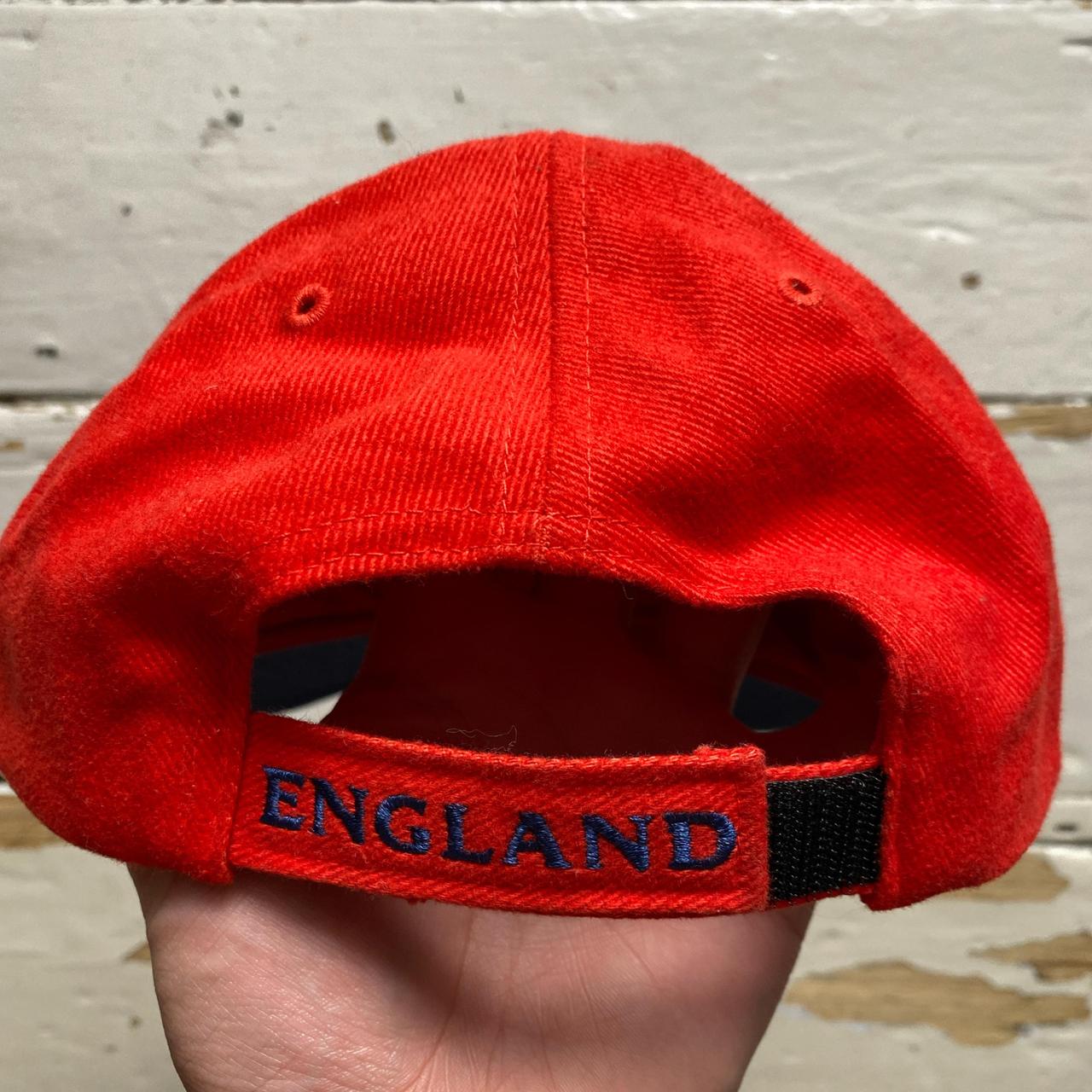 England Vintage Red and Navy Cap