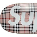 Supreme Burberry Pink Skateboard Deck