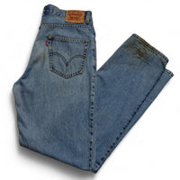 Levi's 560 Vintage Light Blue Distressed Jeans (32W)